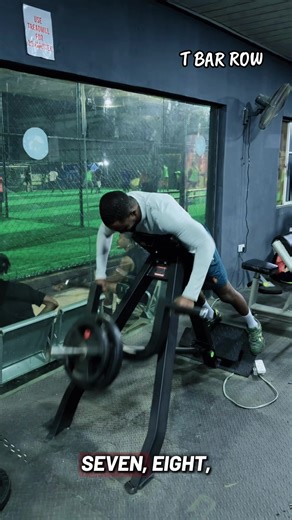 T-bar rows are very effective for your back program.#gym#fitness#fypviralシ