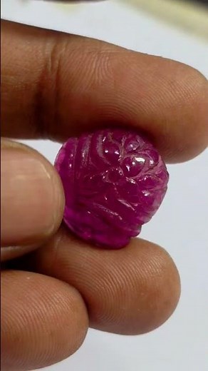 carving Ruby #gemstone #natural