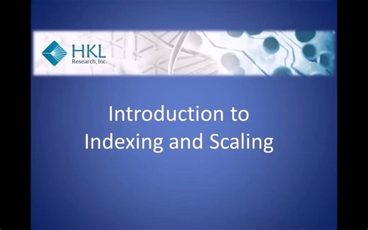 Introduction to indexing and scaling with HKL-2000