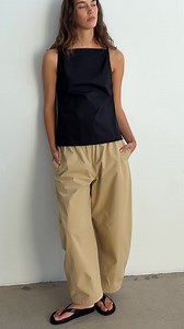 Back by demand. The Lola Barrel Pant returns in five colours. | Assembly Label
