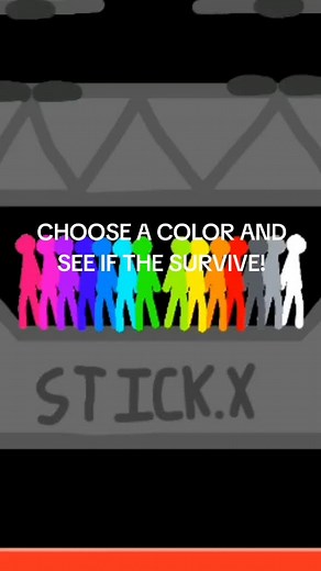 Stickman Obstacle Course: Pick a Color to Survive!