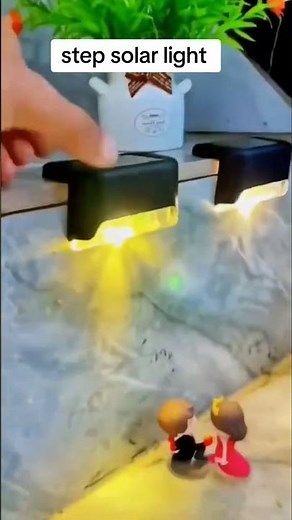 Brilliant Outdoor Step Solar Lights – Safe & Stylish at Night! 🌙💡