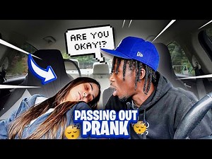 PASSING OUT PRANK ON BOYFRIEND !!! *CUTE REACTION*