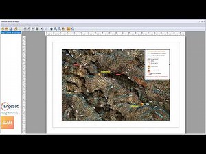Video 2 sobre cómo crear y editar mapas para imprimir en Global Mapper v22