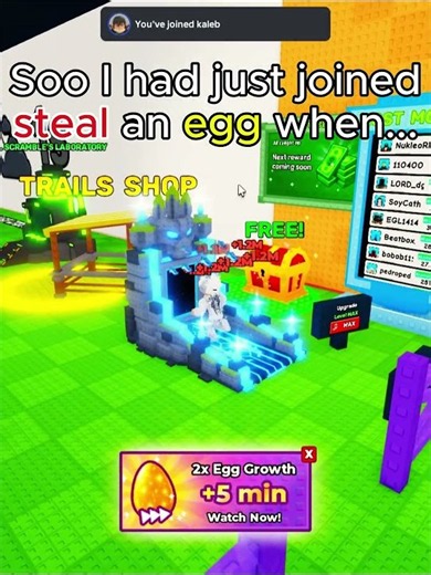 So i had just joined when.... #roblox #viral #stealanegg #robloxedit #usa