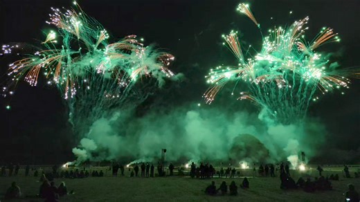 65K views · 1.1K reactions | Eye of the Tiger❤️ amazing fireworks ❤️ Goodnight  | Freakpyromaniacs | Facebook