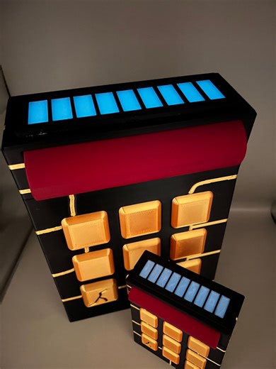 Large Calculator Container: Metallic Gold PLA, Glow-in-the-dark Blue - Etsy