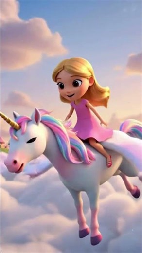 Flying Unicorn Adventure 🌈✨ | Shorts for Kids | KidsTV | new kidsvideo