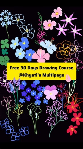 Free drawing course ‪@KhyatisMultipage25‬ #art #drawing #shorts #ytshorts #artist #viral #trending