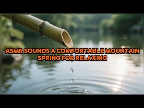 Calming Mountain Spring Water — Nature ASMR for Sleep & Relaxation