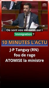 J-P Tanguy (RN) DESTROYS the minister