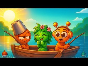 Sunset Fishing Adventure 🎣🌅 | A Peaceful Moment on the Lake | Funny Sprunki Animation
