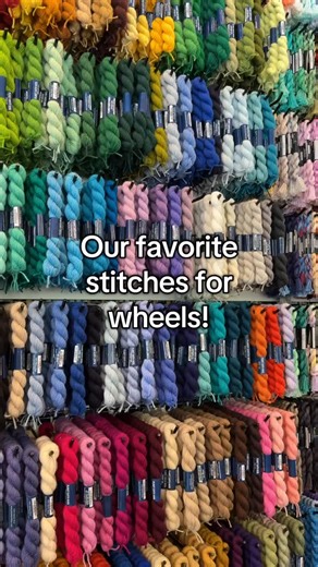 Needlepoint.Com on Instagram: "Rhodes stitch and Jessica stitch are two of our favorite ways to stitch wheels or circles of any kind! . . . #needlepoint #needlepointdotcom #diy #hobby #stitch #craft #grandmillennial #needlepointforfun #stitchersofinstagram"