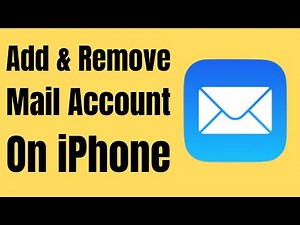 Add or Remove New Email Account on iPhone mail app in iOS 17 Mail App