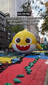 Thanksgiving Eve Parade Balloon Inflation 🎈 Thanksgiving is coming up, and you can watch the @macys Thanksgiving Day Parade balloon inflation for free the day before the parade! This is such a fun thing to do if you can’t (or don’t want to) go to the Parade on Thanksgiving yourself! Head to the Upper West Side on Wednesday November 27th from 1-6pm You’ll be able to check out new balloons and floats and watch your favorites come to life Will you attend this pre- Thanksgiving tradition this year?