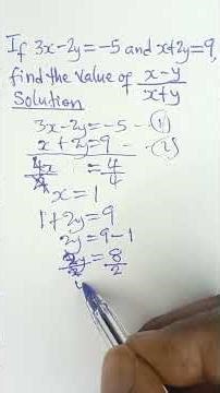 How to Solve System of Equations & Substitution in Formula