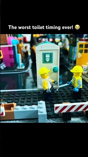 LEGO Bathroom Disaster! 🚽❌