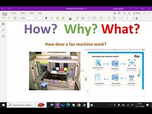 How does a fax machine work? : - 12. #faxmachine #internet #scientificquestions