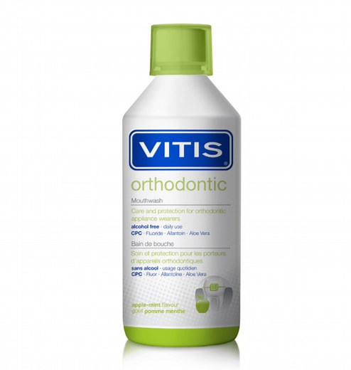 VITIS Orthodontic Mouthwash 500ml | Dental Hygiene | Vitis