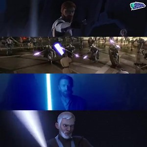 1.7K views · 131 reactions | #ObiWanKenobi's Form III Lightsaber #Soresu stance throughout the #StarWars saga! #TheCloneWars #RevengeOfTheSith #ObiWanKenobi #StarWarsRebels ⚔️ | Stephen Stanton | Facebook