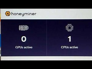 Honey Miner GPU not working
