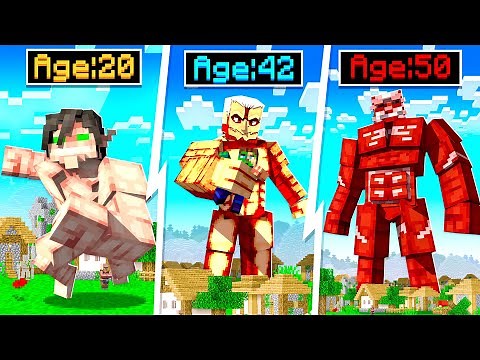 Evolving TITAN into GOD TITAN in MINECRAFT!