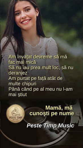 Melodia completă⬆️Muzica originală românească 2026 - Fragment Mamă, mă cunoști pe nume -Peste Timp