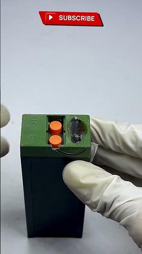 How to repair emergency light lead acid battery #leadacidbattery #repair #asmr #batteryrepair