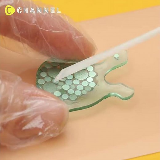 Cute Rhinestone Resin Turtle Brooch 輪ゴムでかたどる！亀ブローチ