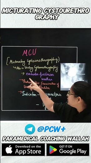 Micturating Cystourethrography (MCU) #paramedical #xray #xraytechnician #paramedicalcoachingwallah