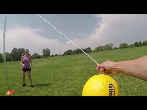 Outdoor TP-PORTABLE 3 Piece Portable Tetherball Set