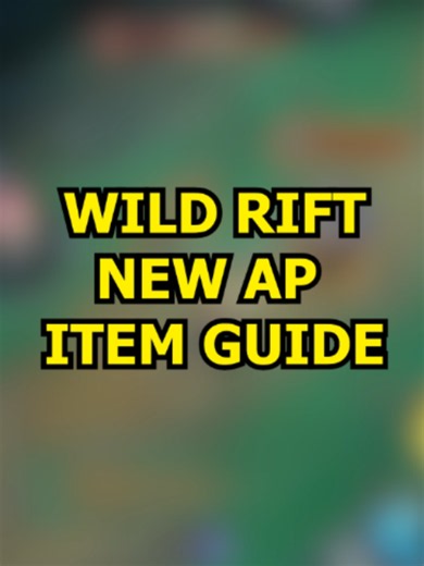 Wild Rift New AP Item Guide #wildrift #leagueoflegends #rebengga | wild rift