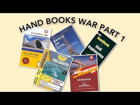 CIVIL ENGINEERING HAND BOOK | ACE | MADE EASY | GKP | CIVIL BOOSTER | Rashid khan Hand book |2022