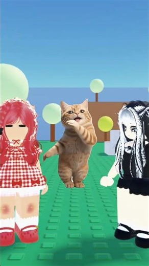 jj remix cat sticker dancing #roblox #blowup #capcut #remix