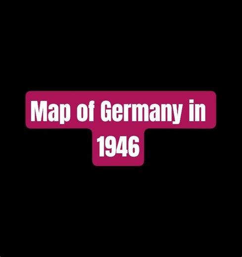 Map of Germany in1946