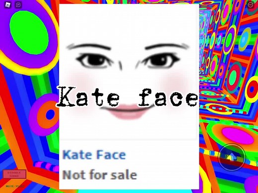 #kateface #katefaceroblox Kate face