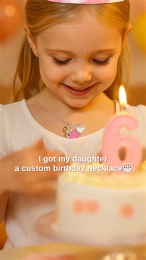 Celebrate Children's Day with a personalized pendant necklace featuring a star, heart, seahorse, or clover design. Engrave a name, birthstone, & number for a special birthday gift! | Callie Gifts