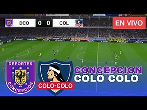 Deportes Concepción vs Colo Colo Copa de la Liga 2026 Partido Simulación PES 21
