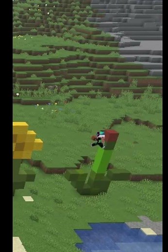 how to build a flower in Minecraft