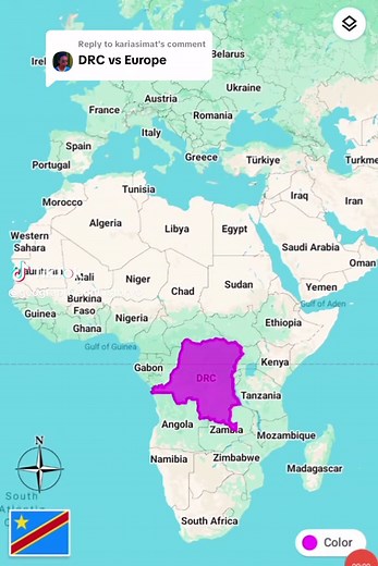 Understanding the True Size of Countries: Europe vs Congo