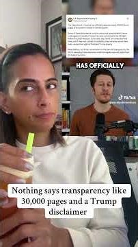 DOJ: Here’s the Epstein files. Also DOJ: But wait disclaimer. 👀📄