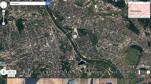 Google Earth pokazuje zdjęcia satelitarne od 1984 roku