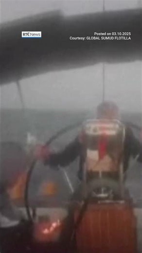 Last flotilla boat continues to sail towards Gaza