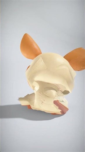 Cute Fantasy Creature with Large Ears and Tail - AI Rigged 3D Character