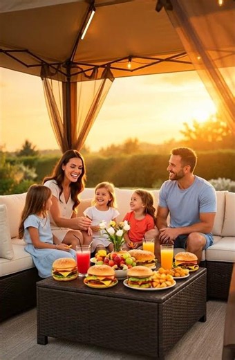 This 11x11 Pop Up Gazebo Sets Up In Minutes! ⛺
