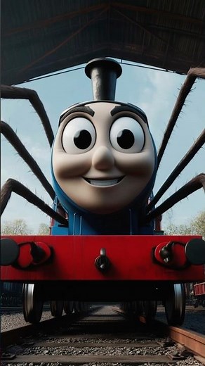 Cursed Thomas 3AM Jump-scare! 💀#cursed #cursedthomas #thomasthetankengine #jumpscare #3am