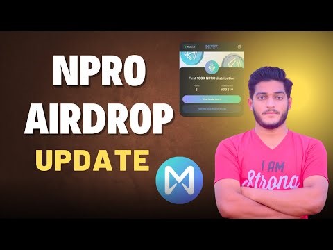 NPRO Airdrop Zero Coin ? Near Wallet Airdrop Distribution || NPRO AIRDROP Update