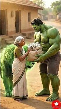 hulk or lion phir se gareeb ho gay phir jo hua 😲😭 |hulk #hulk #aihulk #hulkai #hulkvsspiderman #lion