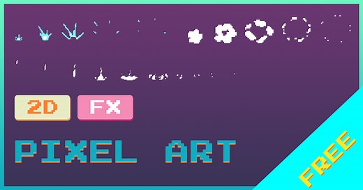 Free Pixel Art FX Package | 2D Textures & Materials | Unity Asset Store