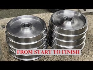Machining Train Wheels From Steel